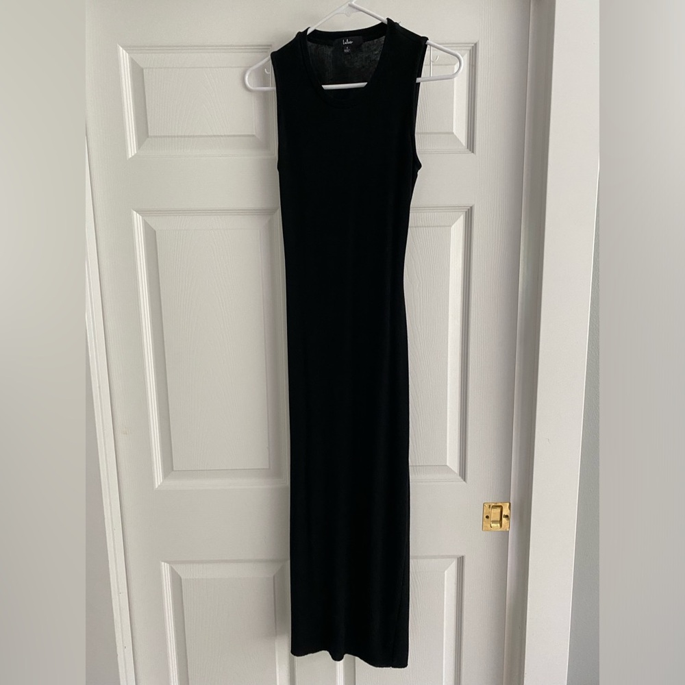Black Lulus jersey dress